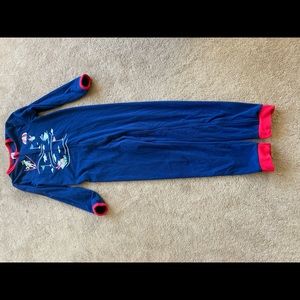 Lands’ End boys fleece onesie pajama